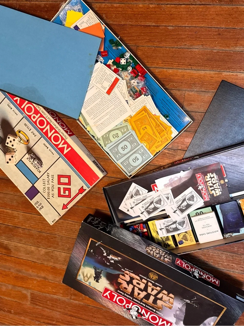 Monopoly Star Wars Board Game - Black Box with Multicolor Components